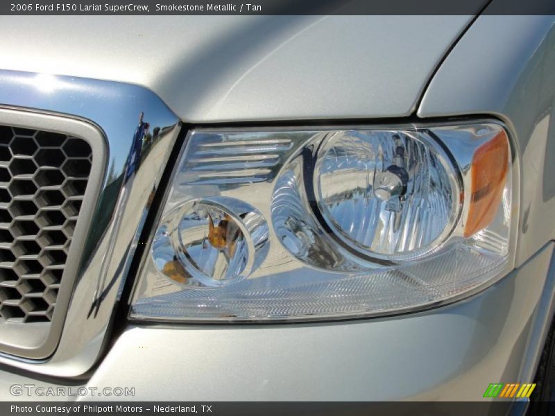 Smokestone Metallic / Tan 2006 Ford F150 Lariat SuperCrew
