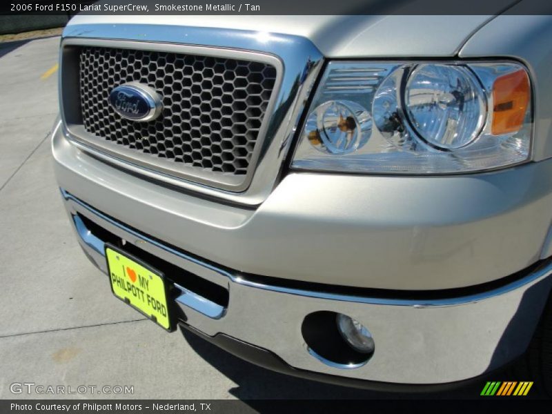 Smokestone Metallic / Tan 2006 Ford F150 Lariat SuperCrew