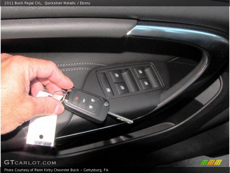 Quicksilver Metallic / Ebony 2011 Buick Regal CXL
