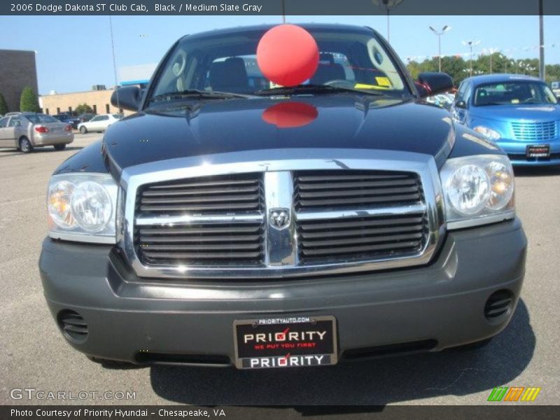 Black / Medium Slate Gray 2006 Dodge Dakota ST Club Cab