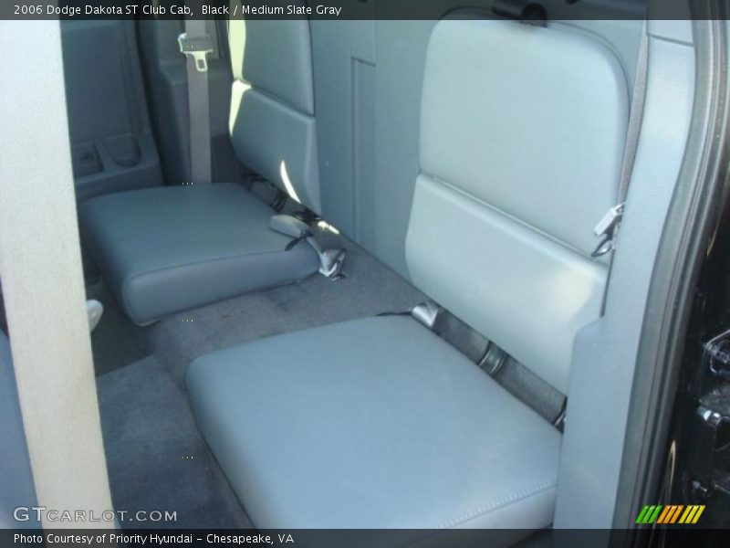 Black / Medium Slate Gray 2006 Dodge Dakota ST Club Cab