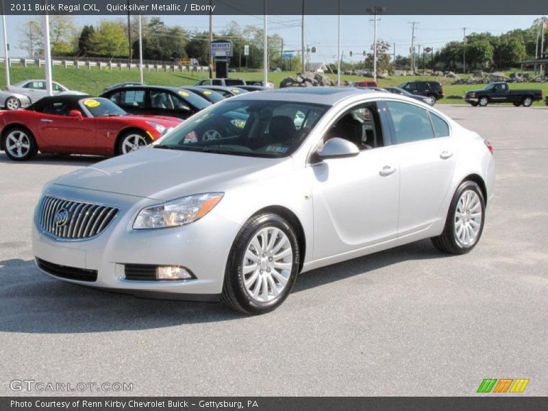 Quicksilver Metallic / Ebony 2011 Buick Regal CXL