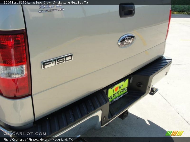 Smokestone Metallic / Tan 2006 Ford F150 Lariat SuperCrew
