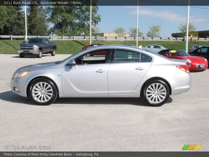 Quicksilver Metallic / Ebony 2011 Buick Regal CXL