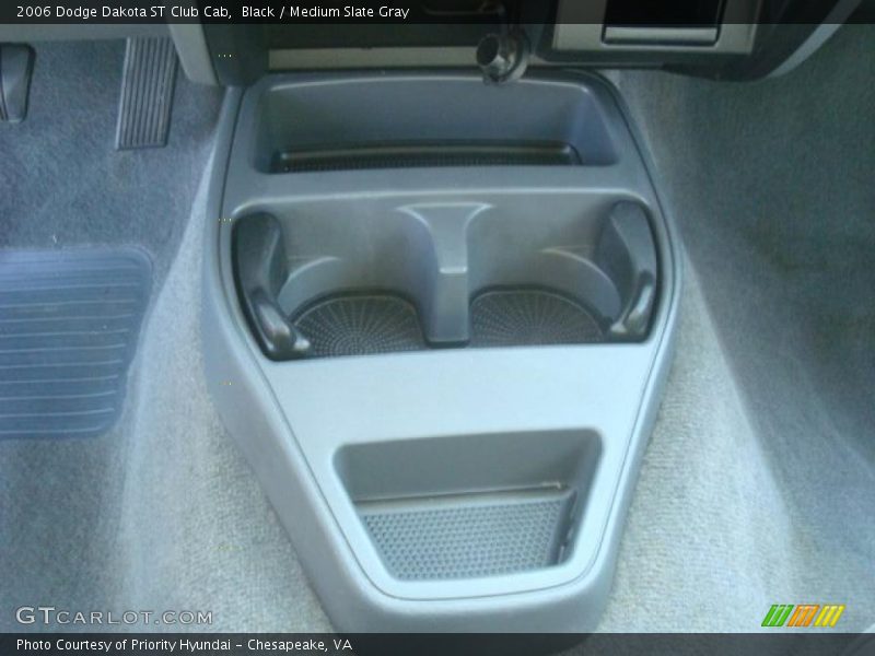Black / Medium Slate Gray 2006 Dodge Dakota ST Club Cab