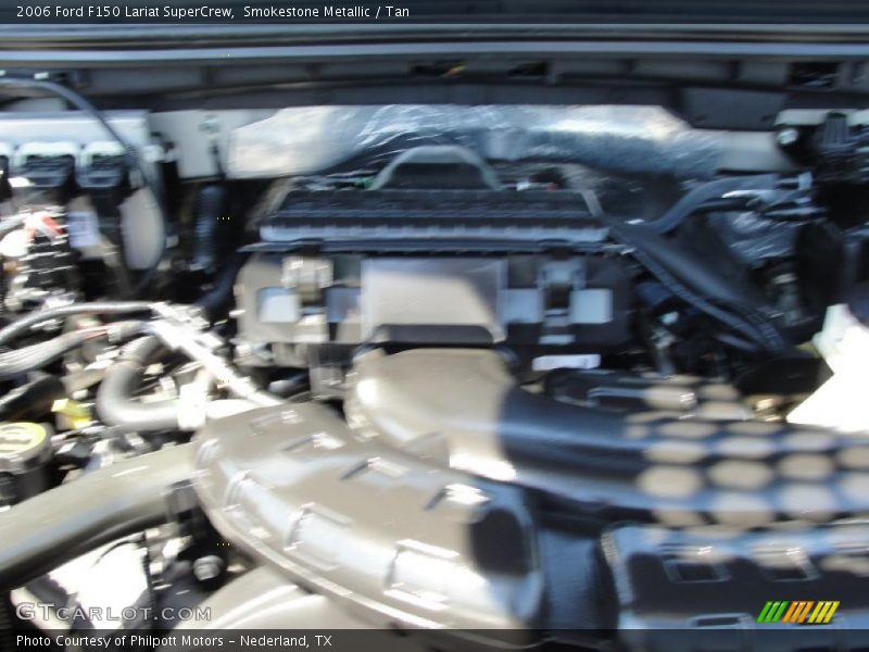 Smokestone Metallic / Tan 2006 Ford F150 Lariat SuperCrew