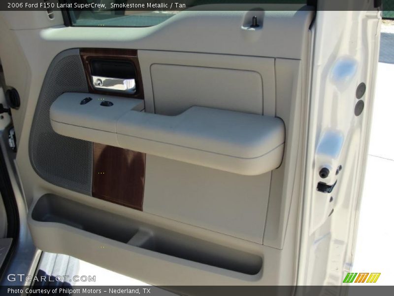 Smokestone Metallic / Tan 2006 Ford F150 Lariat SuperCrew