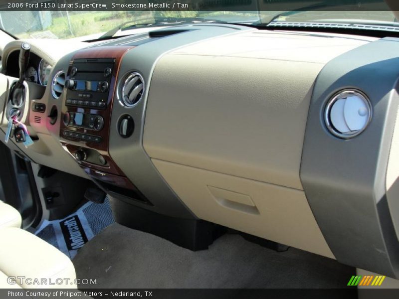 Smokestone Metallic / Tan 2006 Ford F150 Lariat SuperCrew