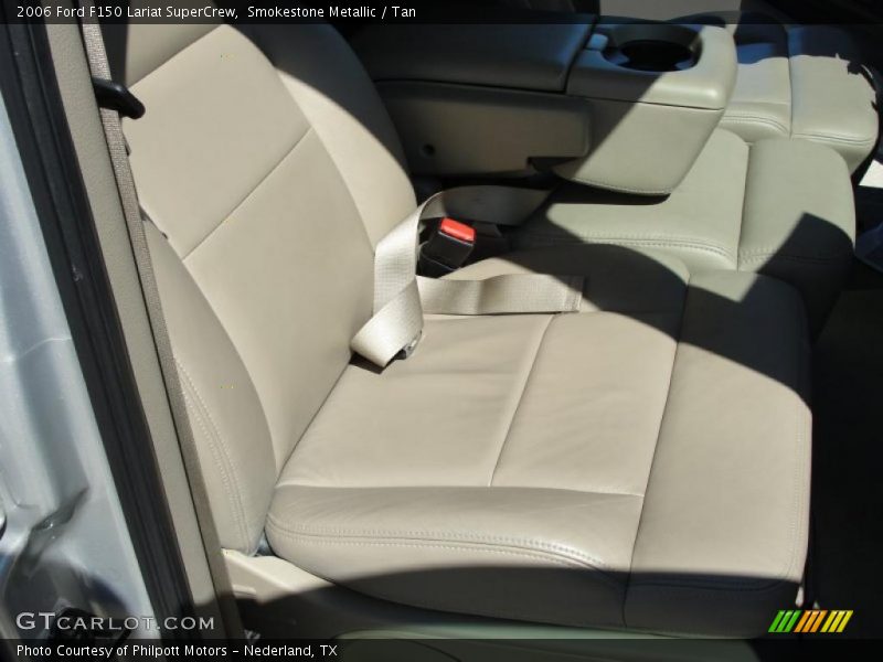 Smokestone Metallic / Tan 2006 Ford F150 Lariat SuperCrew