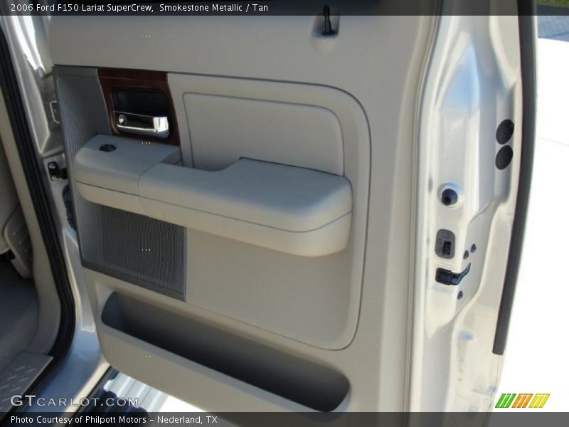 Smokestone Metallic / Tan 2006 Ford F150 Lariat SuperCrew