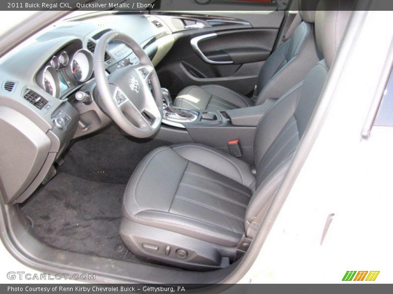 Quicksilver Metallic / Ebony 2011 Buick Regal CXL