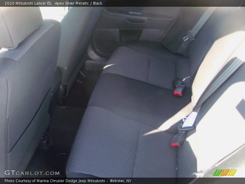 Apex Silver Metallic / Black 2010 Mitsubishi Lancer ES