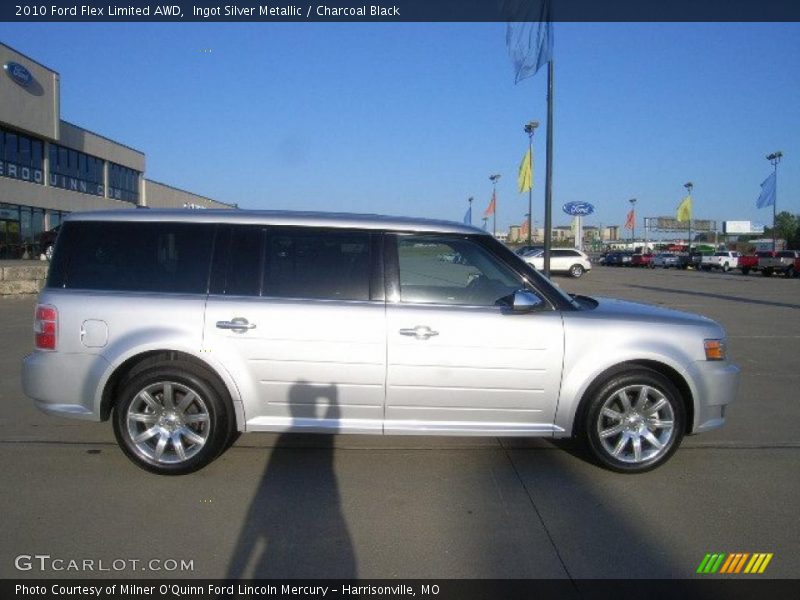 Ingot Silver Metallic / Charcoal Black 2010 Ford Flex Limited AWD