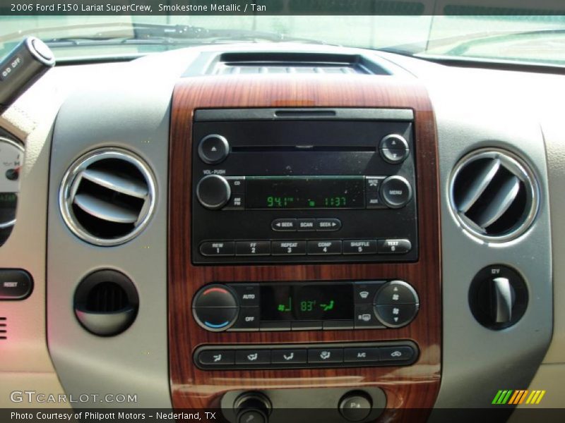 Smokestone Metallic / Tan 2006 Ford F150 Lariat SuperCrew