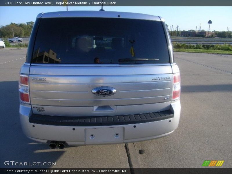 Ingot Silver Metallic / Charcoal Black 2010 Ford Flex Limited AWD
