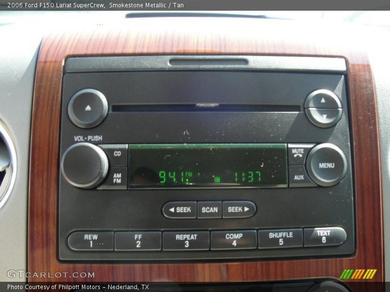 Smokestone Metallic / Tan 2006 Ford F150 Lariat SuperCrew
