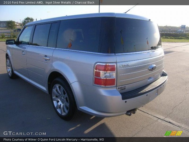 Ingot Silver Metallic / Charcoal Black 2010 Ford Flex Limited AWD