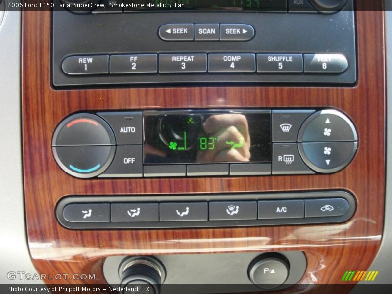 Smokestone Metallic / Tan 2006 Ford F150 Lariat SuperCrew