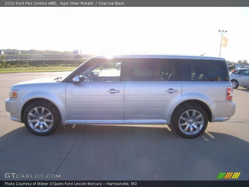 Ingot Silver Metallic / Charcoal Black 2010 Ford Flex Limited AWD