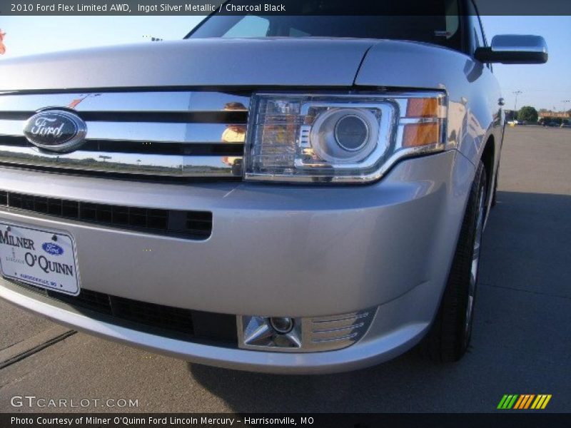 Ingot Silver Metallic / Charcoal Black 2010 Ford Flex Limited AWD