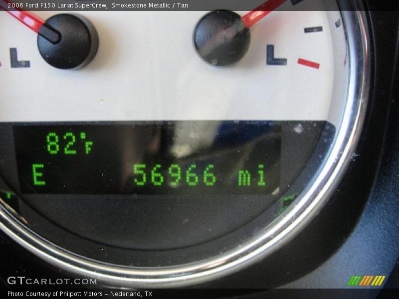 Smokestone Metallic / Tan 2006 Ford F150 Lariat SuperCrew