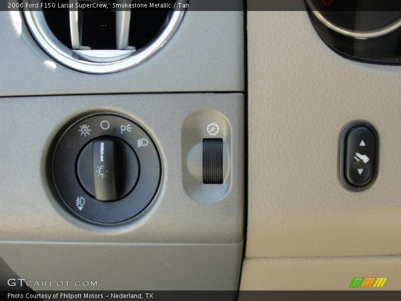 Smokestone Metallic / Tan 2006 Ford F150 Lariat SuperCrew