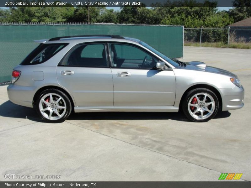 Crystal Gray Metallic / Anthracite Black 2006 Subaru Impreza WRX Wagon