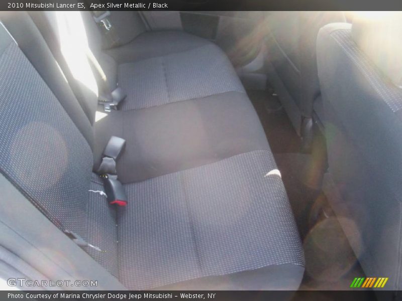 Apex Silver Metallic / Black 2010 Mitsubishi Lancer ES
