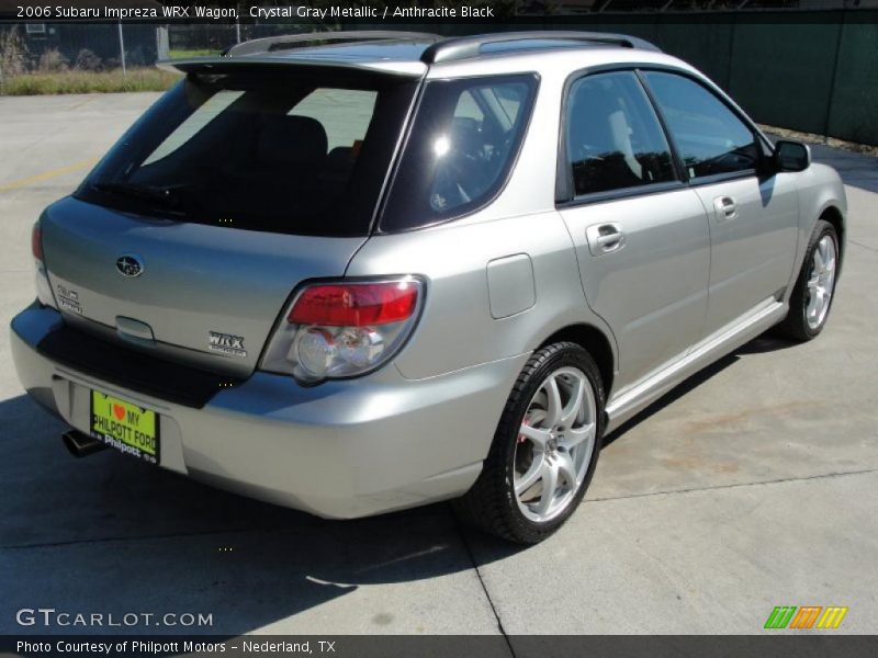 Crystal Gray Metallic / Anthracite Black 2006 Subaru Impreza WRX Wagon