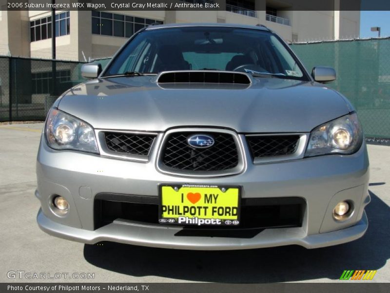 Crystal Gray Metallic / Anthracite Black 2006 Subaru Impreza WRX Wagon