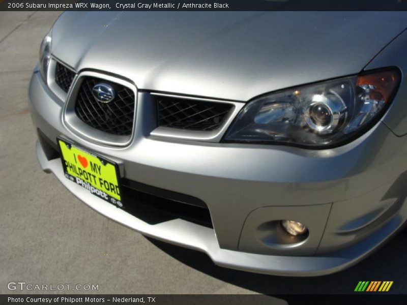 Crystal Gray Metallic / Anthracite Black 2006 Subaru Impreza WRX Wagon