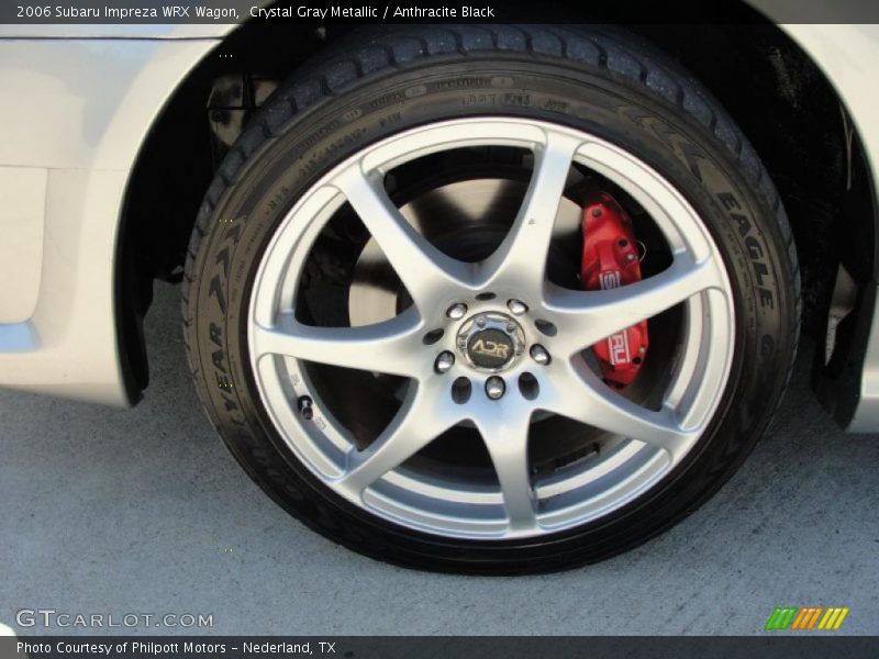 Crystal Gray Metallic / Anthracite Black 2006 Subaru Impreza WRX Wagon