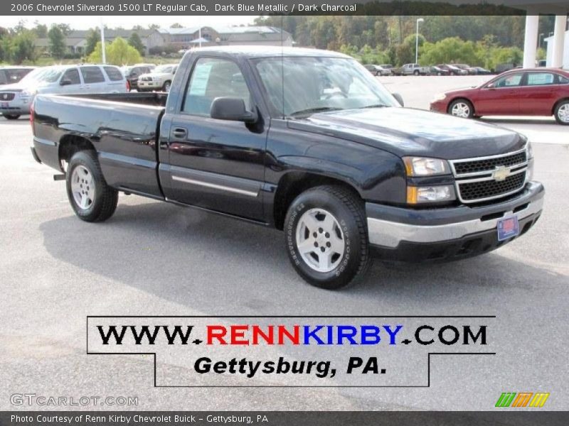 Dark Blue Metallic / Dark Charcoal 2006 Chevrolet Silverado 1500 LT Regular Cab