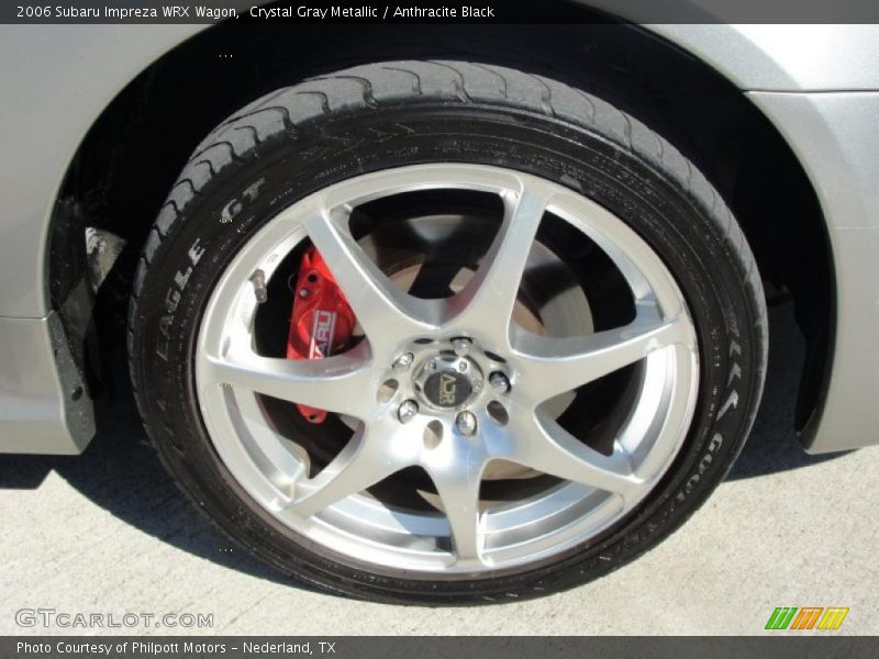 Crystal Gray Metallic / Anthracite Black 2006 Subaru Impreza WRX Wagon
