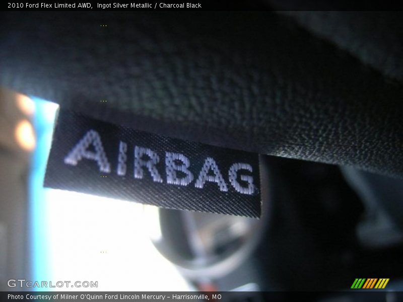 Ingot Silver Metallic / Charcoal Black 2010 Ford Flex Limited AWD
