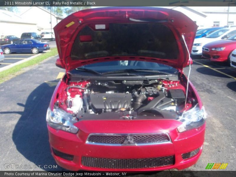 Rally Red Metallic / Black 2011 Mitsubishi Lancer ES