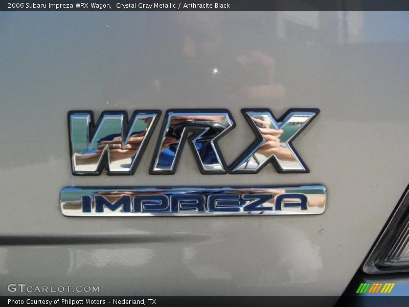 Crystal Gray Metallic / Anthracite Black 2006 Subaru Impreza WRX Wagon