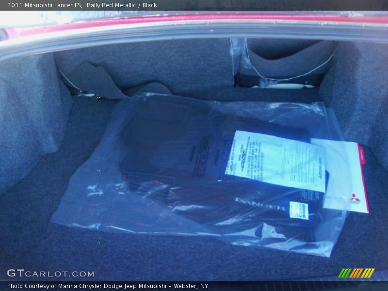 Rally Red Metallic / Black 2011 Mitsubishi Lancer ES