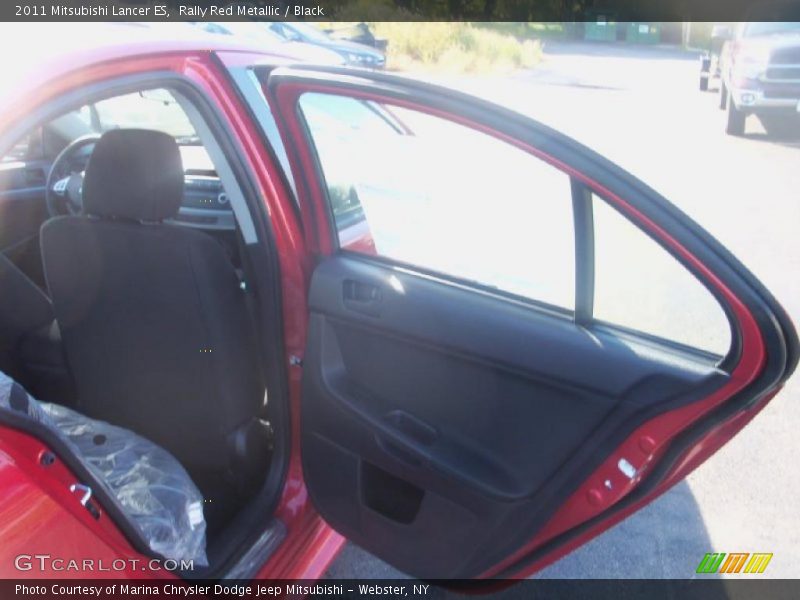 Rally Red Metallic / Black 2011 Mitsubishi Lancer ES