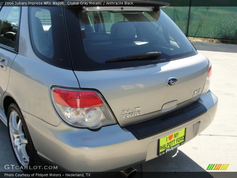Crystal Gray Metallic / Anthracite Black 2006 Subaru Impreza WRX Wagon