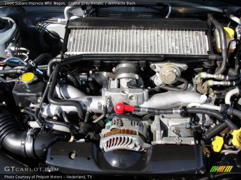 Crystal Gray Metallic / Anthracite Black 2006 Subaru Impreza WRX Wagon