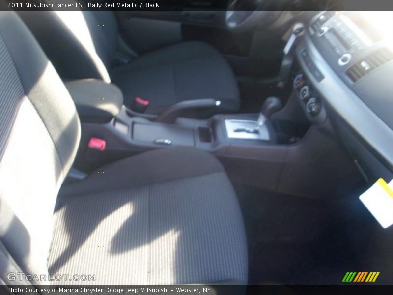 Rally Red Metallic / Black 2011 Mitsubishi Lancer ES