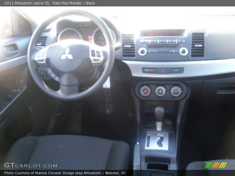 Rally Red Metallic / Black 2011 Mitsubishi Lancer ES