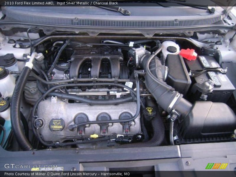 Ingot Silver Metallic / Charcoal Black 2010 Ford Flex Limited AWD