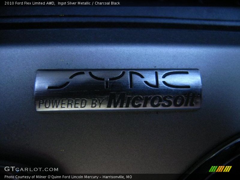 Ingot Silver Metallic / Charcoal Black 2010 Ford Flex Limited AWD