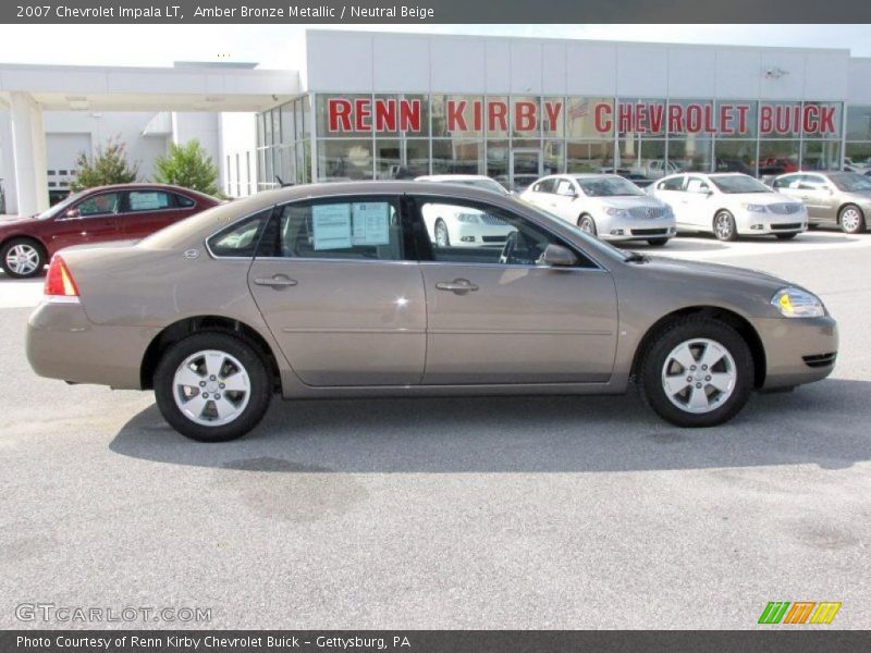Amber Bronze Metallic / Neutral Beige 2007 Chevrolet Impala LT