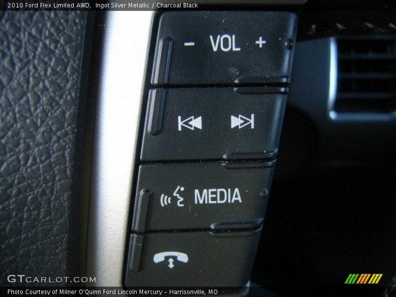 Ingot Silver Metallic / Charcoal Black 2010 Ford Flex Limited AWD