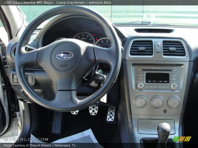 Crystal Gray Metallic / Anthracite Black 2006 Subaru Impreza WRX Wagon