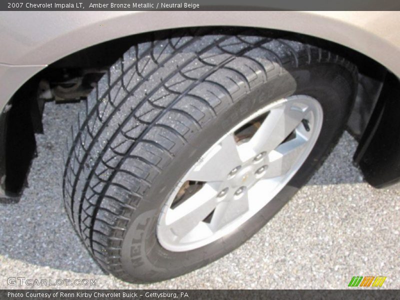 Amber Bronze Metallic / Neutral Beige 2007 Chevrolet Impala LT
