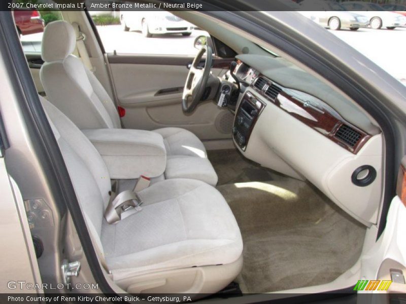 Amber Bronze Metallic / Neutral Beige 2007 Chevrolet Impala LT